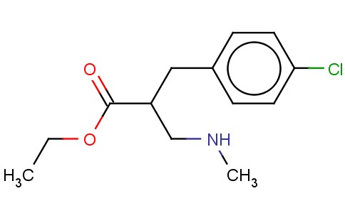 ETHYL 3-(4-CHLORO-PHENYL)-2-METHYLAMINOMETHYL-PROPIONATE